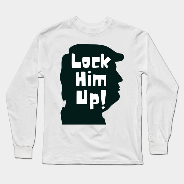 Lock him up silhouette Long Sleeve T-Shirt by WearablePSA